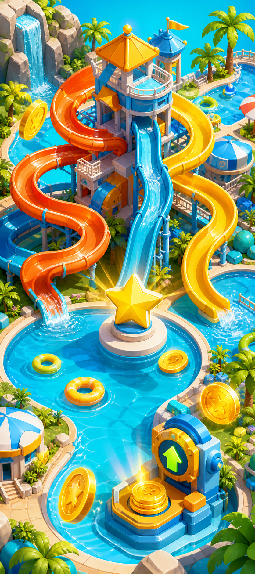 Aqua Park Tycoon game art